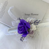 Custom Corsage OR Boutonnière - Preserved or Soap Flower