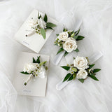 Green & White - Fresh Flower Corsage