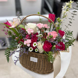 Designer’s Choice Fresh Roses Basket