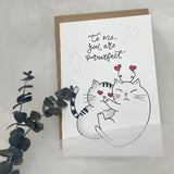 You are purrrfect small card