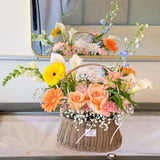 Designer’s Choice Fresh Roses Basket