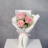 Romantic 3 Fresh Rose Bouquet