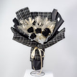 Midnight Lovers Black Preserved Rose Bouquet