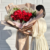 Grande Luxury Giant Fresh Rose Bouquet