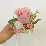 Pink - Fresh Flower Boutonnière