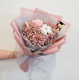 Baby's Breath, Baby's Breath bouquet, fresh bouquet, burnaby flower shop, valentine gift, rose flowers, gift