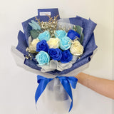 12 Soap Roses Bouquet