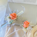 Graduation, Corsage, Wedding, Party, Soap Flower Boutonniere, vancouverflowershop, best prom corsage, fresh, best prom vancouver, best prom flower, Soap Flower Corsage, prom flower, prom party, 밴쿠버꽃집, flower for prom