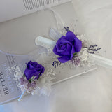 Graduation, Corsage, Wedding, Party, Soap Flower Boutonniere, vancouverflowershop, best prom corsage, fresh, best prom vancouver, best prom flower, Soap Flower Corsage, prom flower, prom party, 밴쿠버꽃집, flower for prom