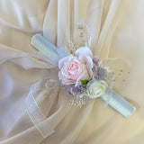 Graduation, Corsage, Wedding, Party, Soap Flower Boutonniere, vancouverflowershop, freshbouquet, fresh, freshflowers vancouver, preservedflower, soapflower, Soap Flower Corsage, prom flower, prom party, 밴쿠버꽃집